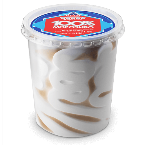 «“100% Ice Cream” with Boiled Condensed Milk» Ice Cream