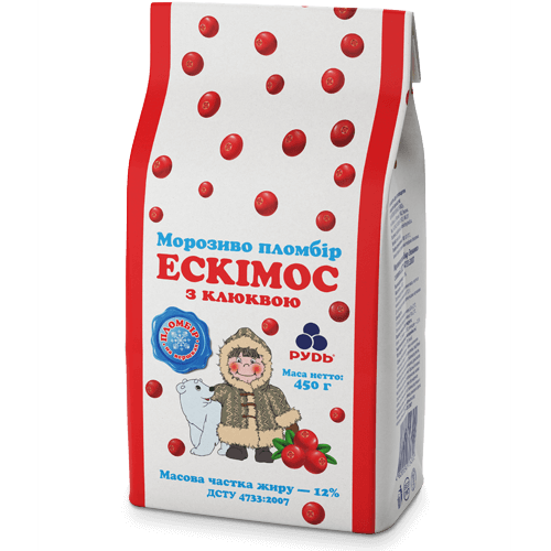 ««Eskimos» with Cranberries» Ice Cream