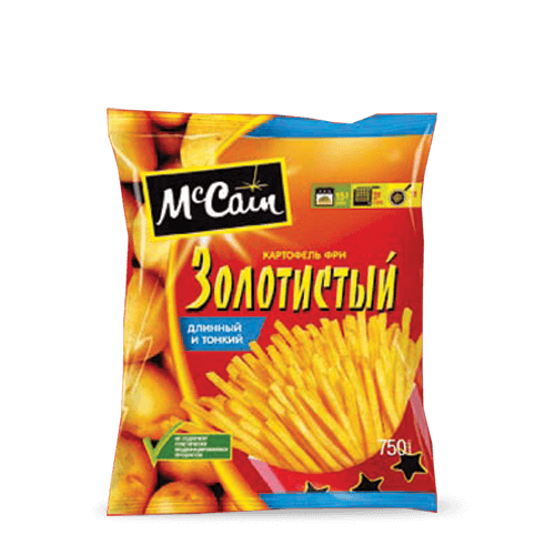«McCain TM&nbsp;“Golden” Long & Short Shoesrting French Fries» Frozen & chilled products