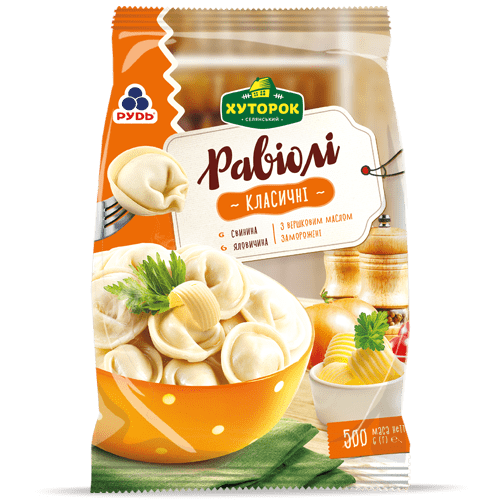 «Classic Ravioli with Dairy Cream Butter» Products