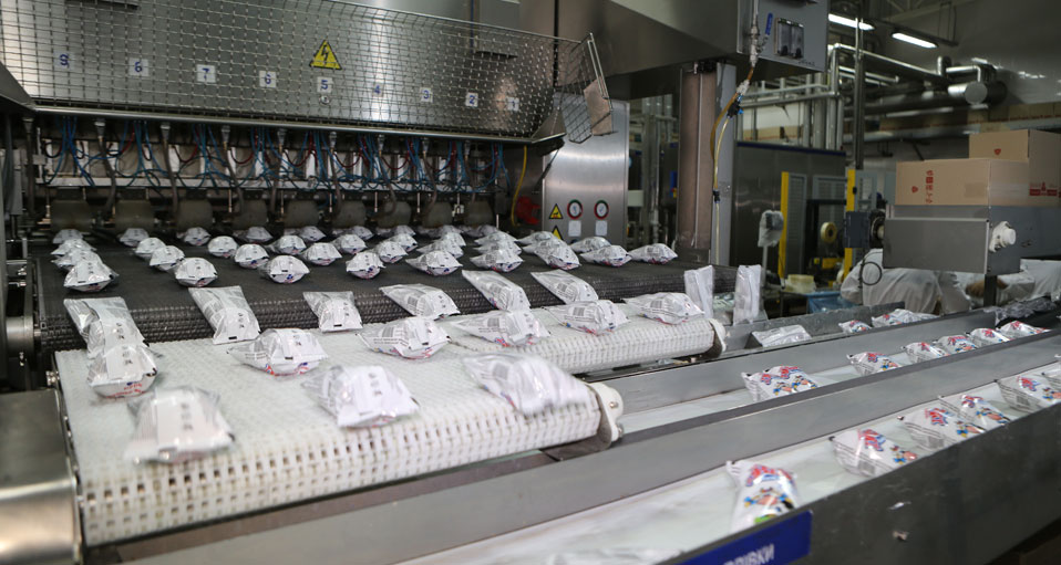 Процесс производства мороженого. ТМ «Рудь» Украина