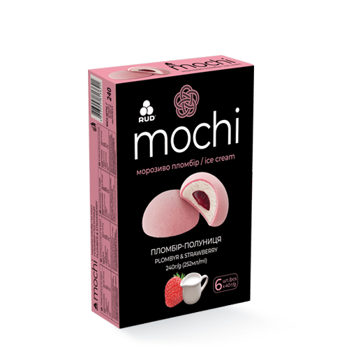 MOCHI «ПЛОМБИР – КЛУБНИКА»