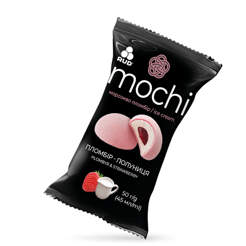 STRAWBERRY PLOMBIR ICE CREAM MOCHI