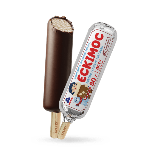 CYLINDRICAL ESKIMOS ICE CREAM IN CHOCOLATE