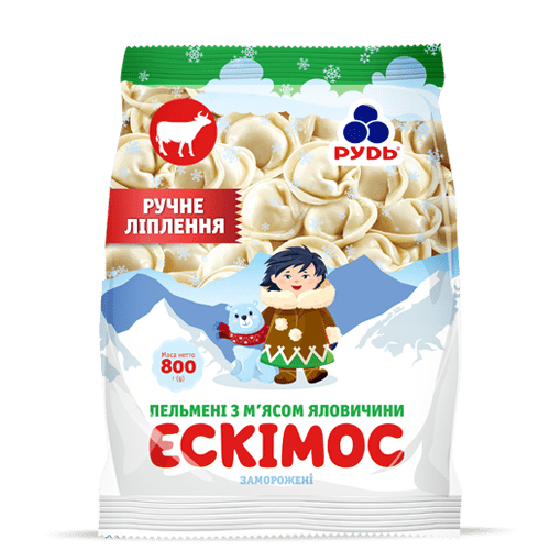 Продукция ««Эскимос» с говядиной»