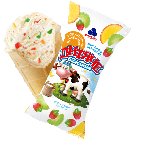 «CHILD’S WISH WITH FRUIT CANDY» Ice Cream