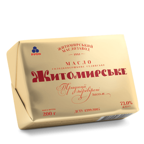  Масло «Житомирське», 73,0%