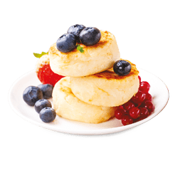 FRIED COTTAGE-CHEESE PANCAKES