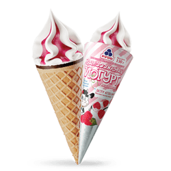 «“Frozen Yoghurt” with Raspberry Jam»