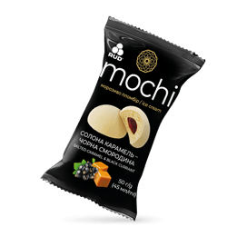 MOCHI «СОЛЕНАЯ КАРАМЕЛЬ – ЧЕРНАЯ СМОРОДИНА»