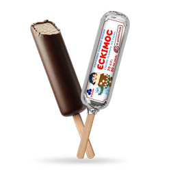 «Эскимос» цилиндрической формы в шоколаде