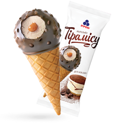 мороженое рожок «Тирамису»