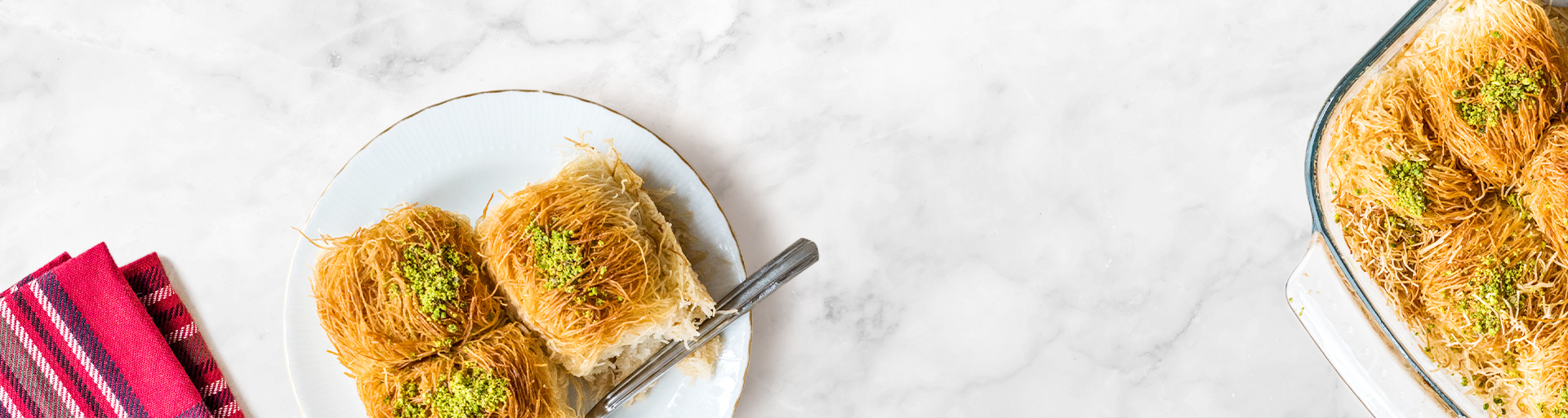 Greek dessert “Kadaif”