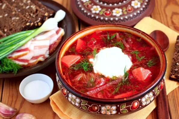 Beet-Root Soup in a Slow Cooker